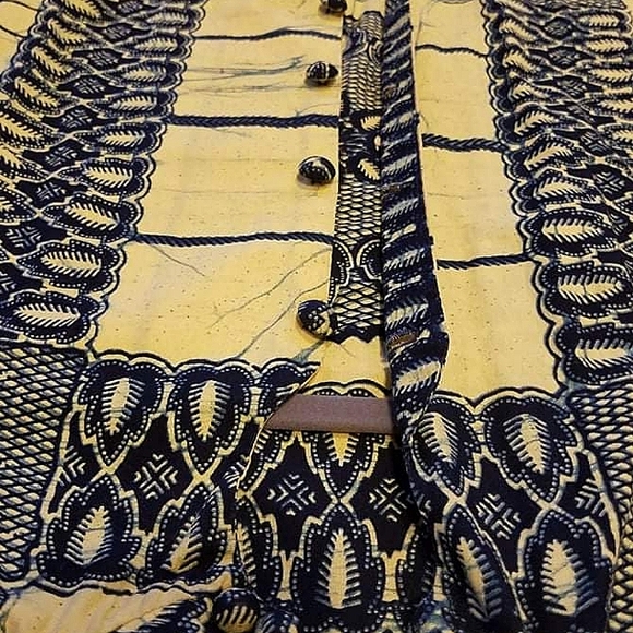 Handmade Geometric Quarter Sleeve Tunic - Picture 6 of 10